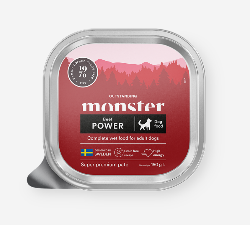 Monster Dog Power Paté Beef