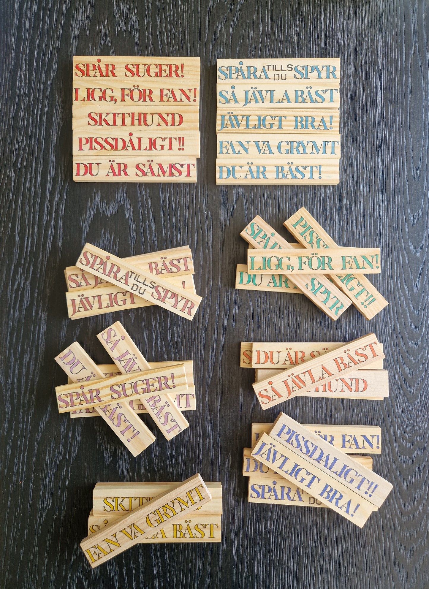 Spårapporter med text 5-pack