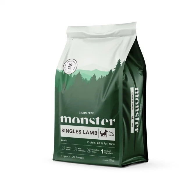 Monster Grain Free Singles Lamb 12kg