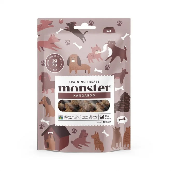 Monster Dog Training Treats Kangaroo 100g